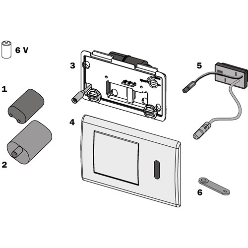 IR-sensor 6 V, reservedel