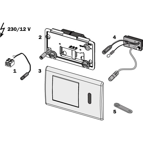 TECEplanus IR - sensor 12 V til