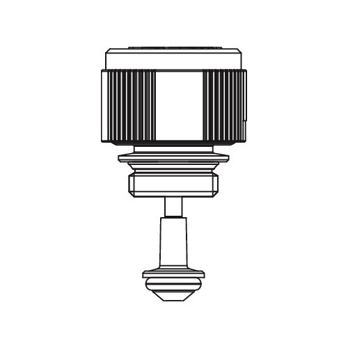 TECEfloor Returventil til rustfri fordeler