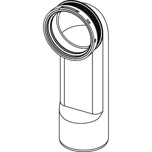 Avløpsbend for TECEcompact. DN 90. PP