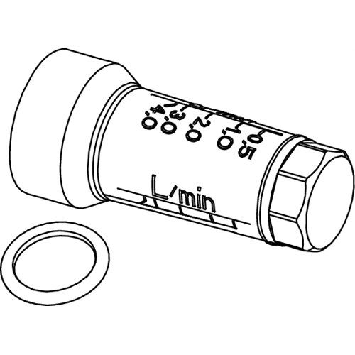 TECEfloor seglass til flowmeter 0,5-4 l