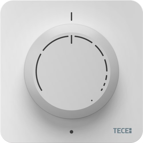 TECEfloor Romtermostat analog, trådløs, hvit