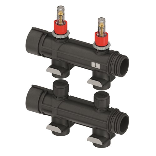 TECEfloor industrifordeler med 2 tilkoblinger