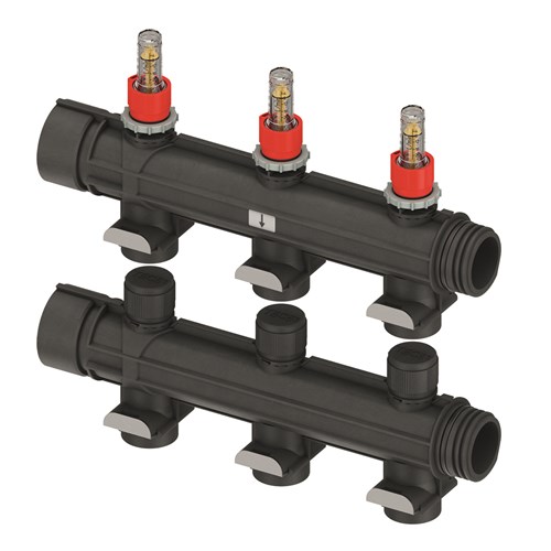 TECEfloor Industrifordeler med 3 tilkoblinger