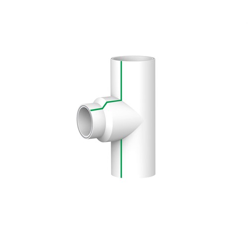 Faser Fiber-Light reduserende T-rør SDR17.6 buttsveis