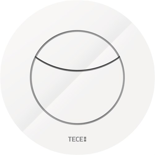 TECEflushpoint pneumatisk betjeningsplate, rundt, dobbel spyling