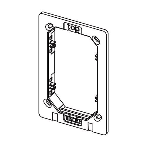 TECEfilo-Solid montering/bakplate  i plast
