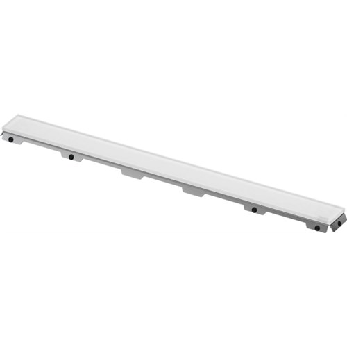 TECEdrainline slukrist, frostet glass