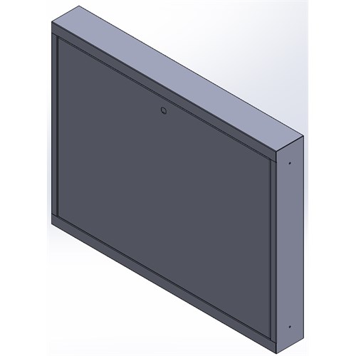 TECEfloor Plug & Play Gulvvarmeskap m/shunt  950x740x118